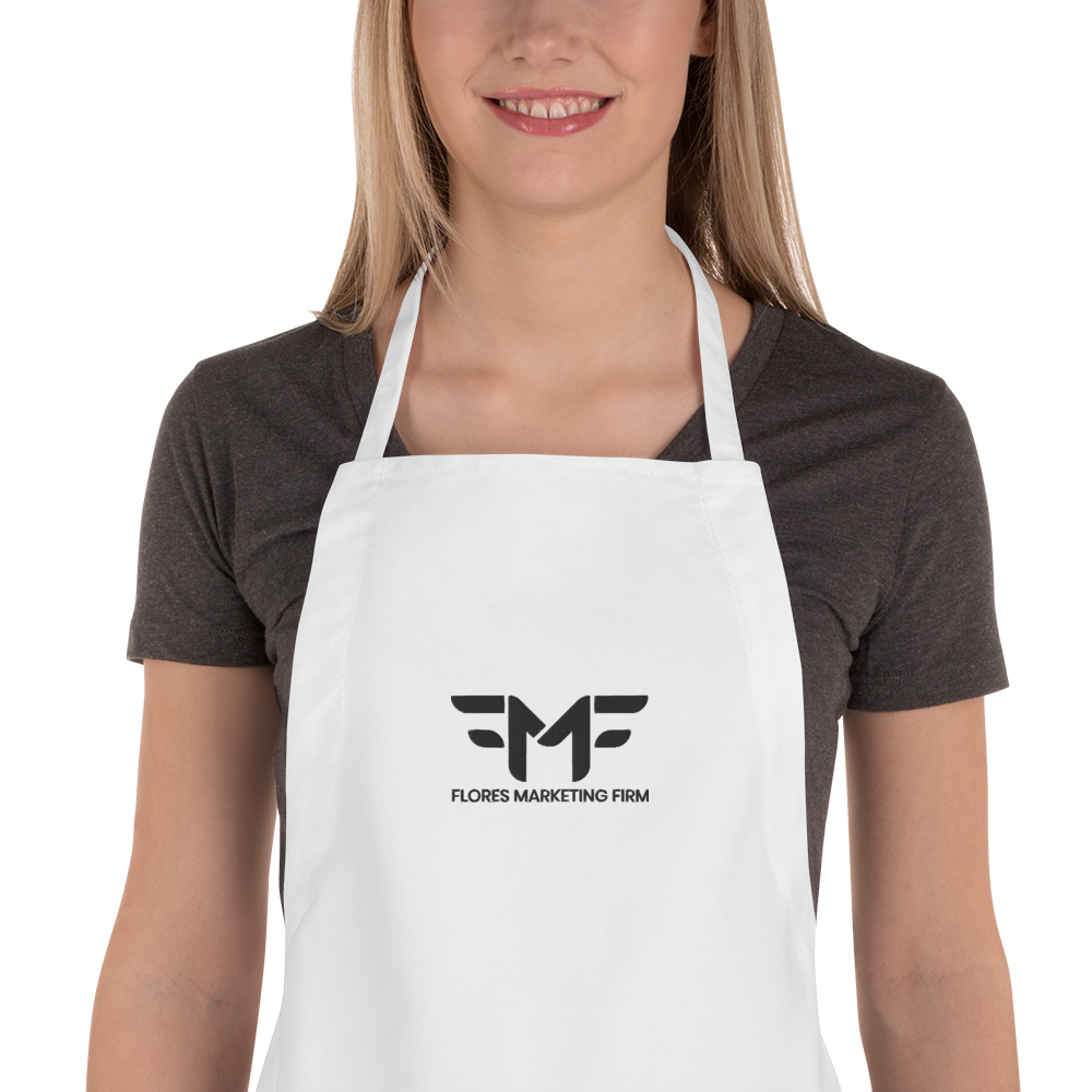 Flores Embroidered Apron