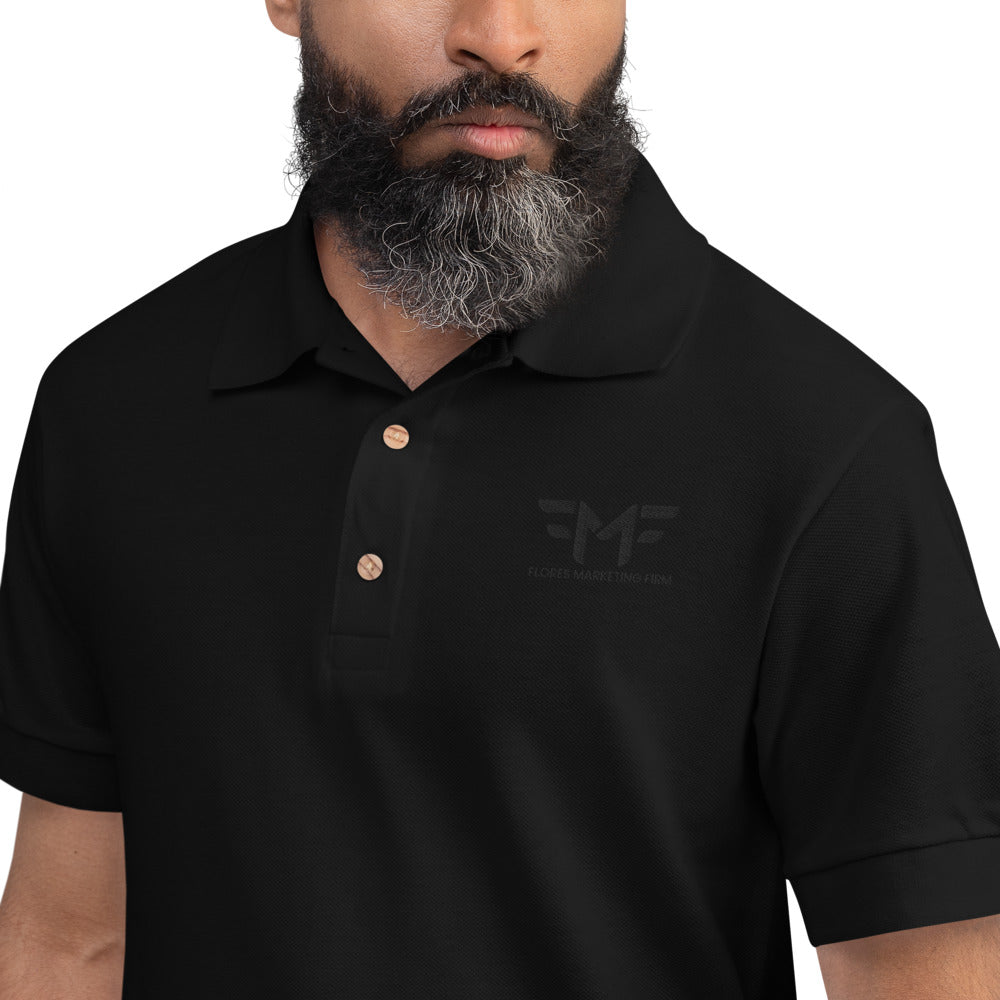 Flores Embroidered Polo Shirt