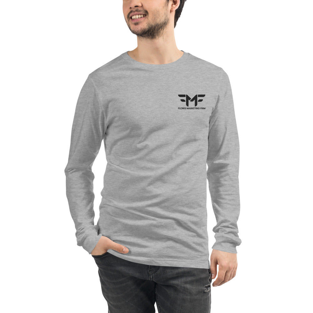 Flores Long Sleeve Embroidered Tee