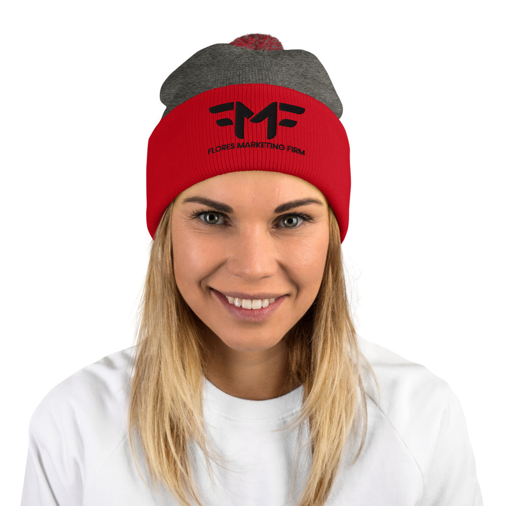 Flores Pom-Pom Beanie