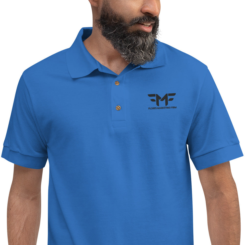 Flores Embroidered Polo Shirt