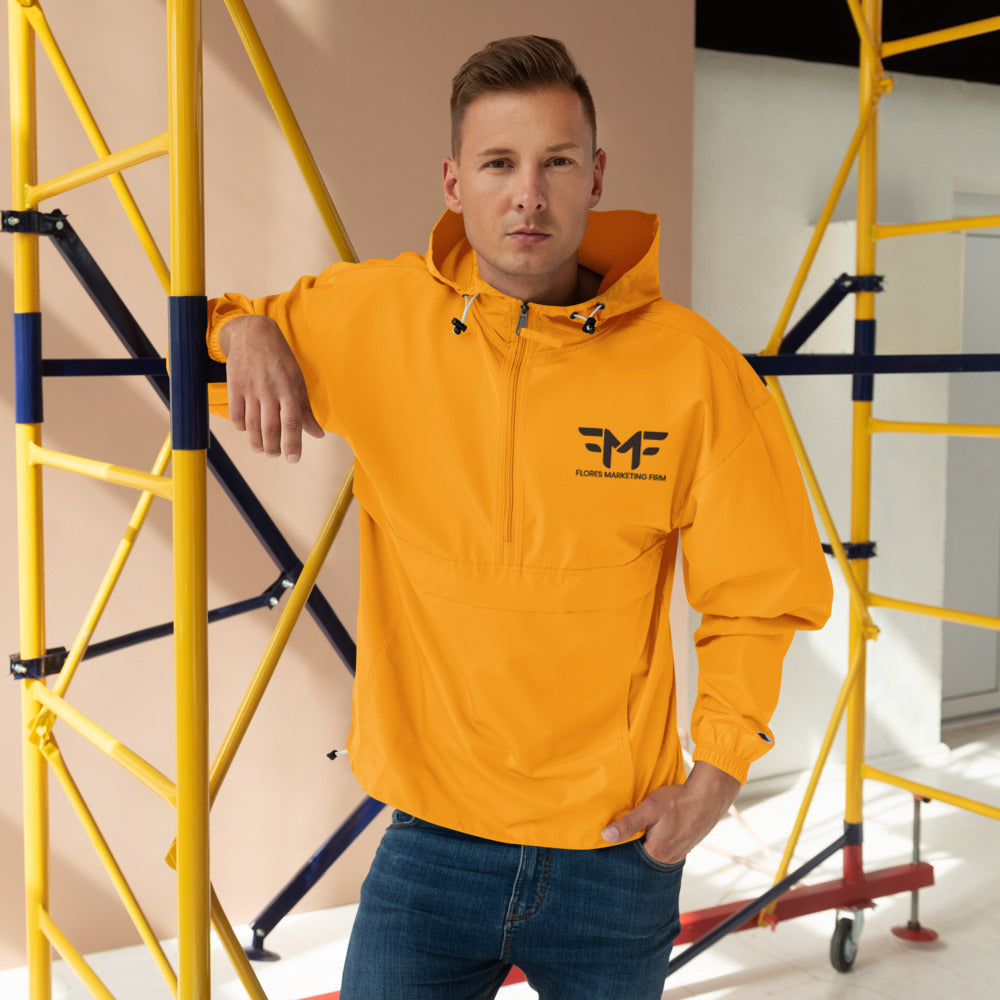 Flores Embroidered Champion Packable Jacket