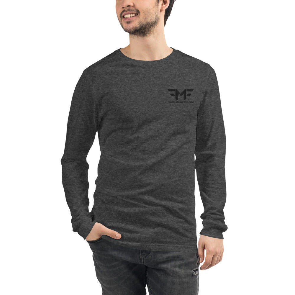 Flores Long Sleeve Embroidered Tee