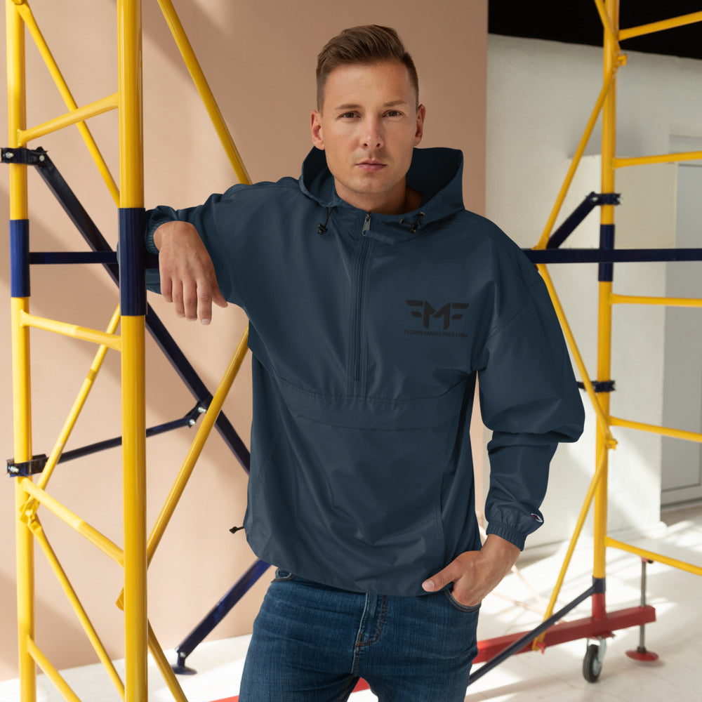 Flores Embroidered Champion Packable Jacket