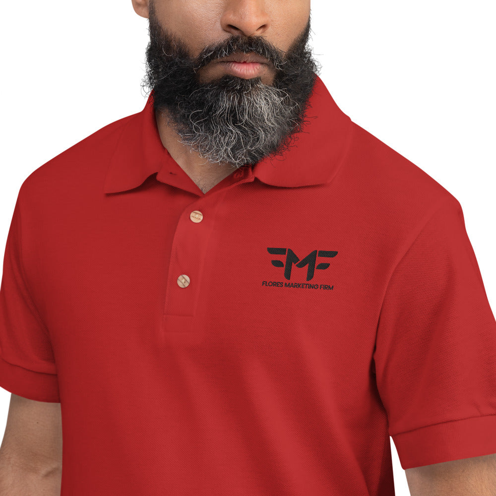 Flores Embroidered Polo Shirt