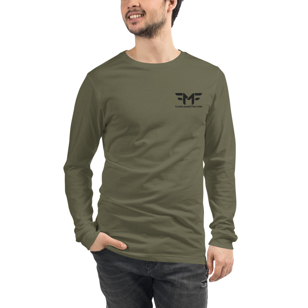 Flores Long Sleeve Embroidered Tee