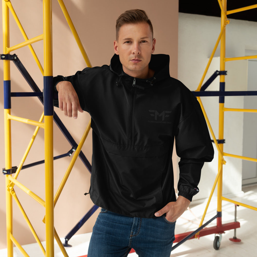 Flores Embroidered Champion Packable Jacket