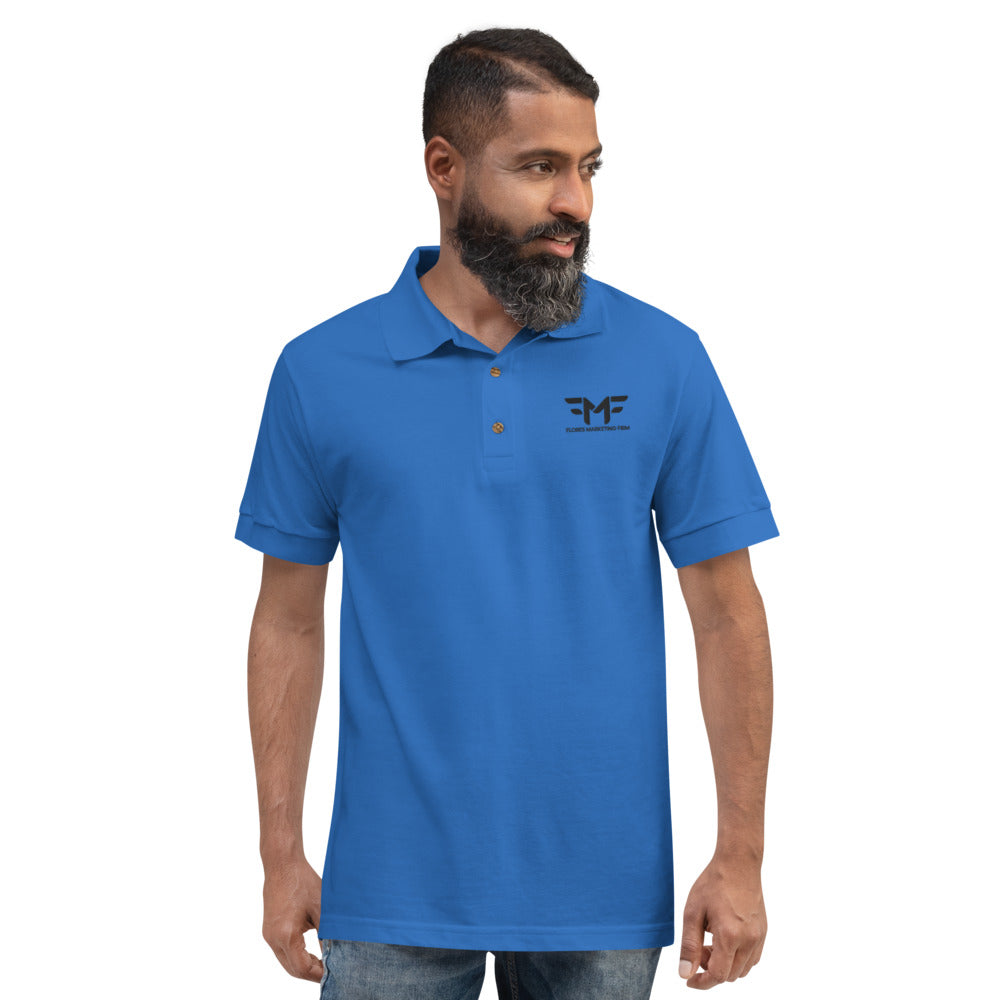 Flores Embroidered Polo Shirt