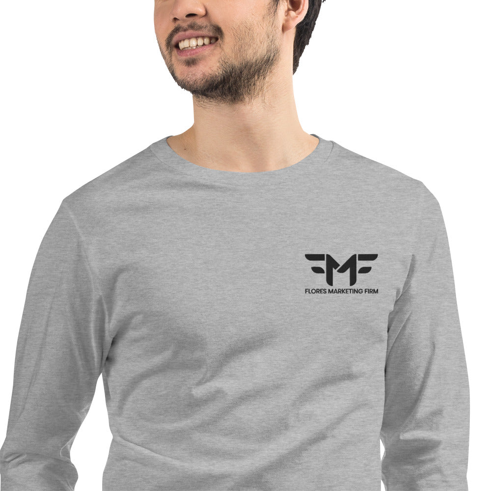 Flores Long Sleeve Embroidered Tee
