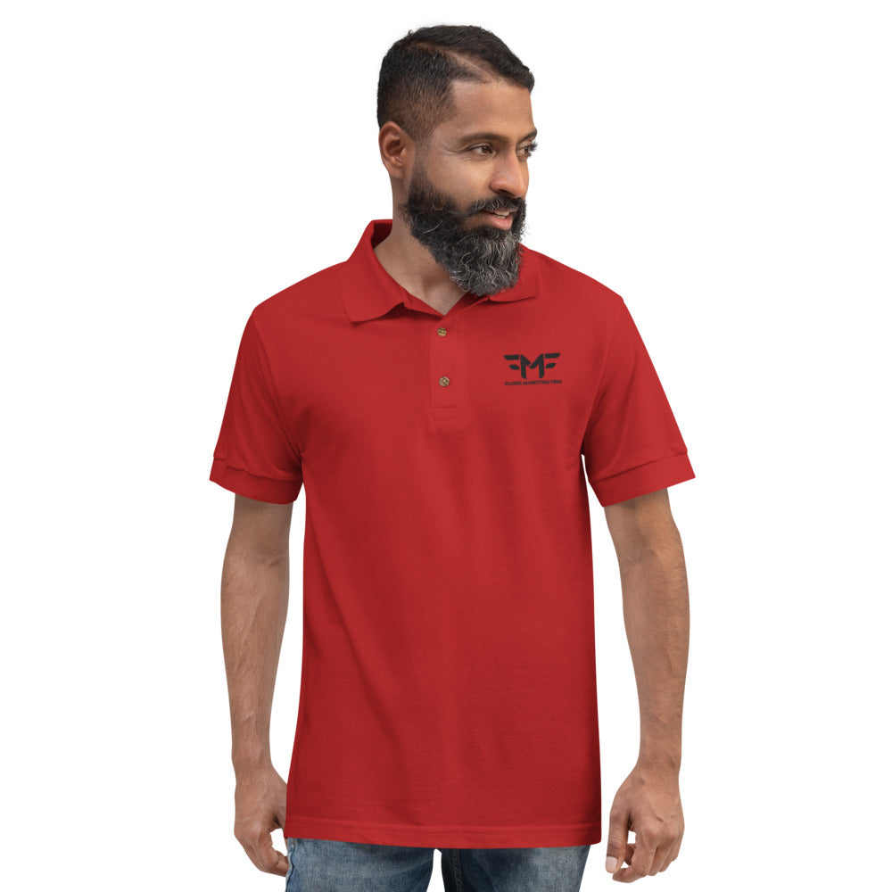 Flores Embroidered Polo Shirt