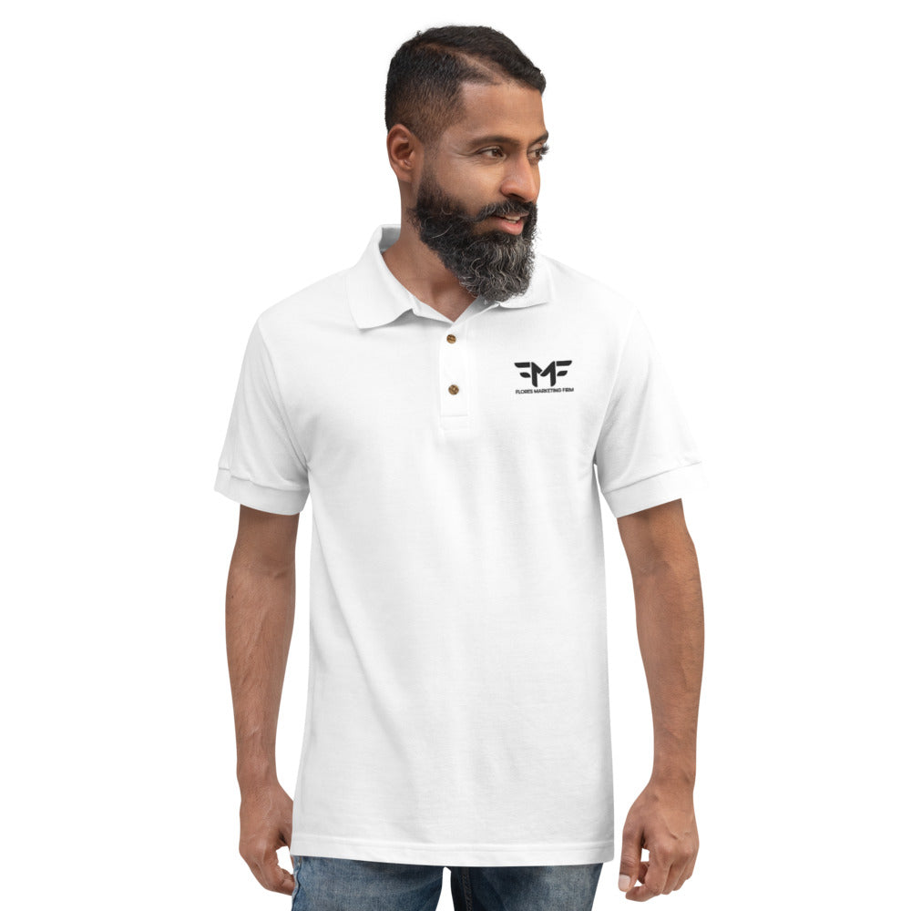 Flores Embroidered Polo Shirt