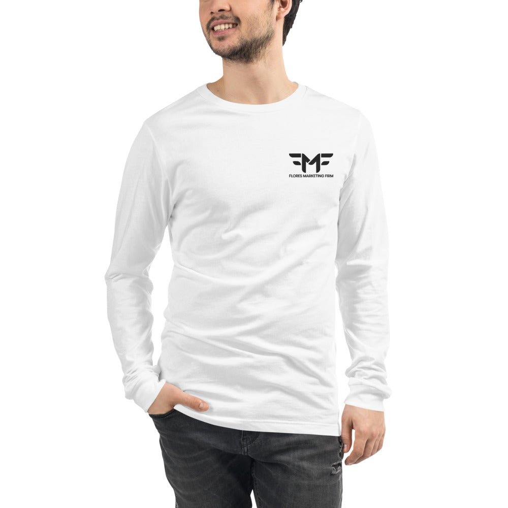 Flores Long Sleeve Embroidered Tee