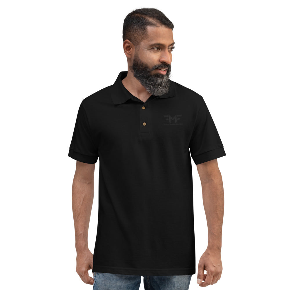 Flores Embroidered Polo Shirt