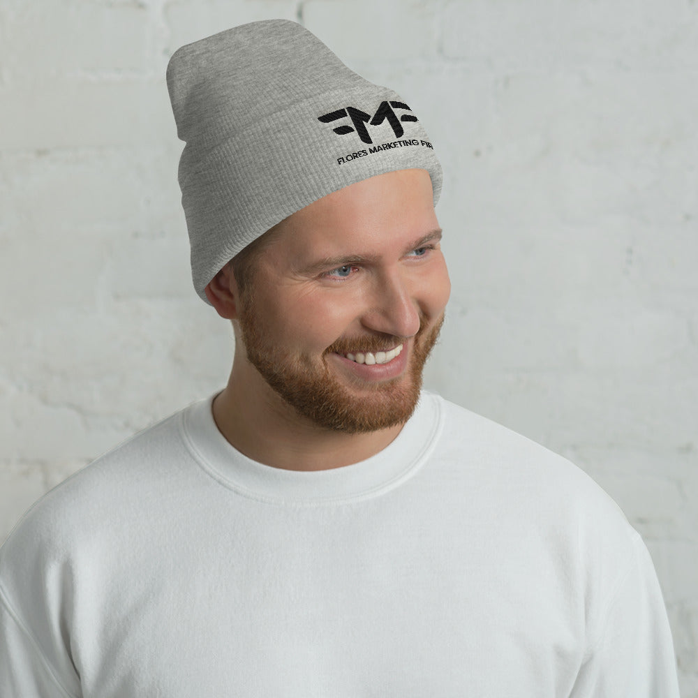Flores Cuffed Beanie