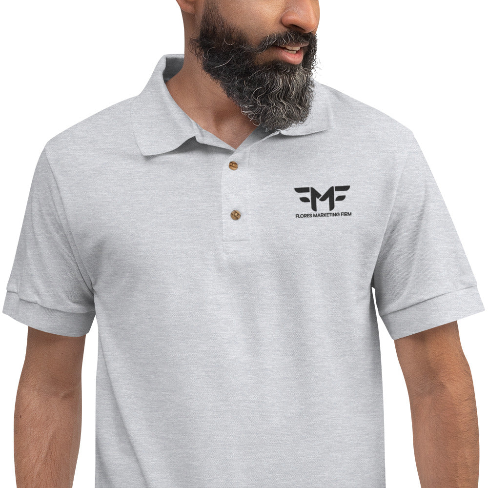 Flores Embroidered Polo Shirt