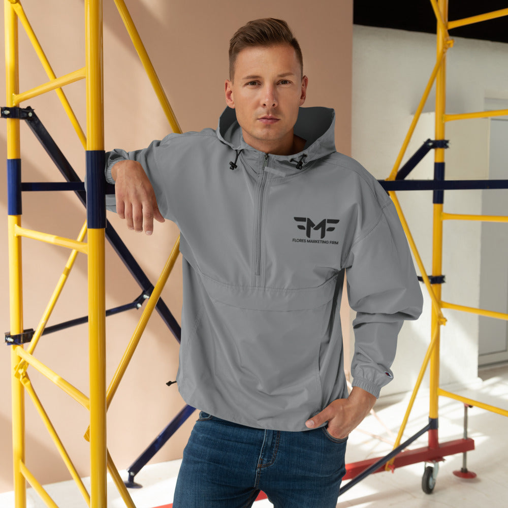 Flores Embroidered Champion Packable Jacket