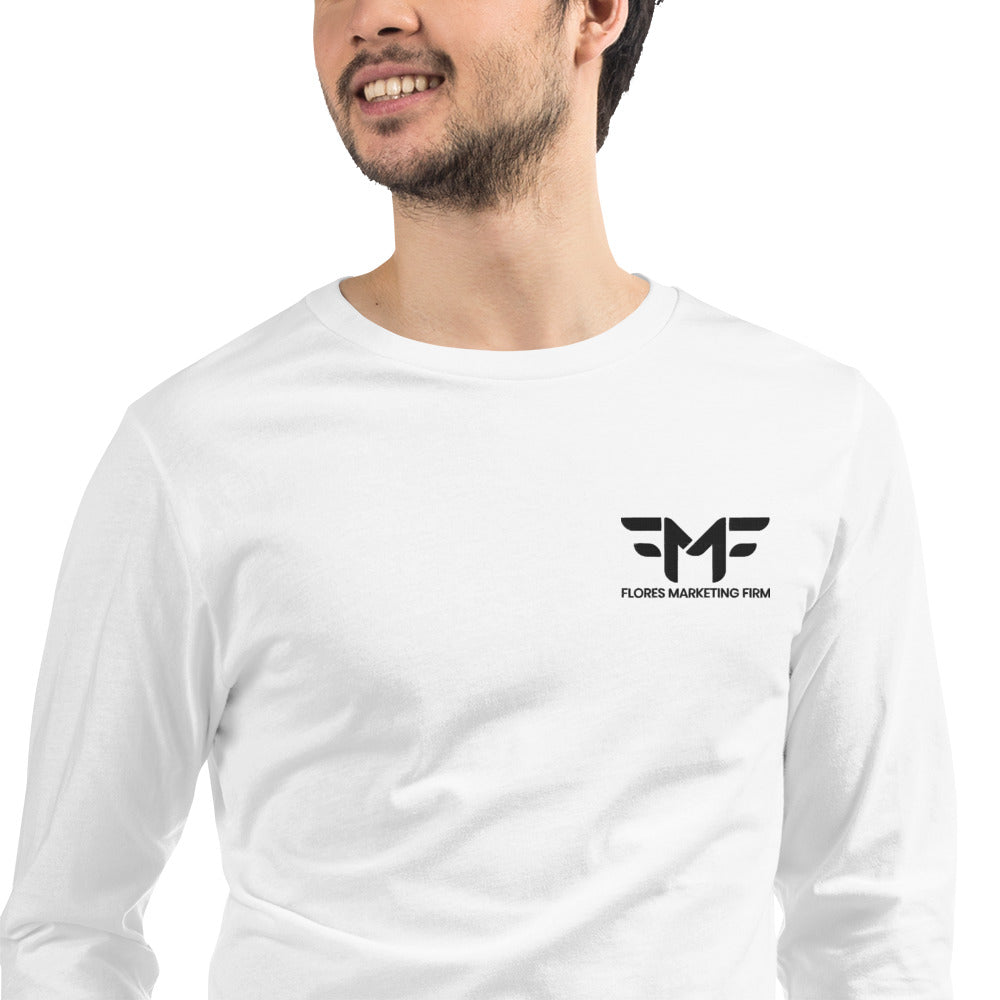 Flores Long Sleeve Embroidered Tee