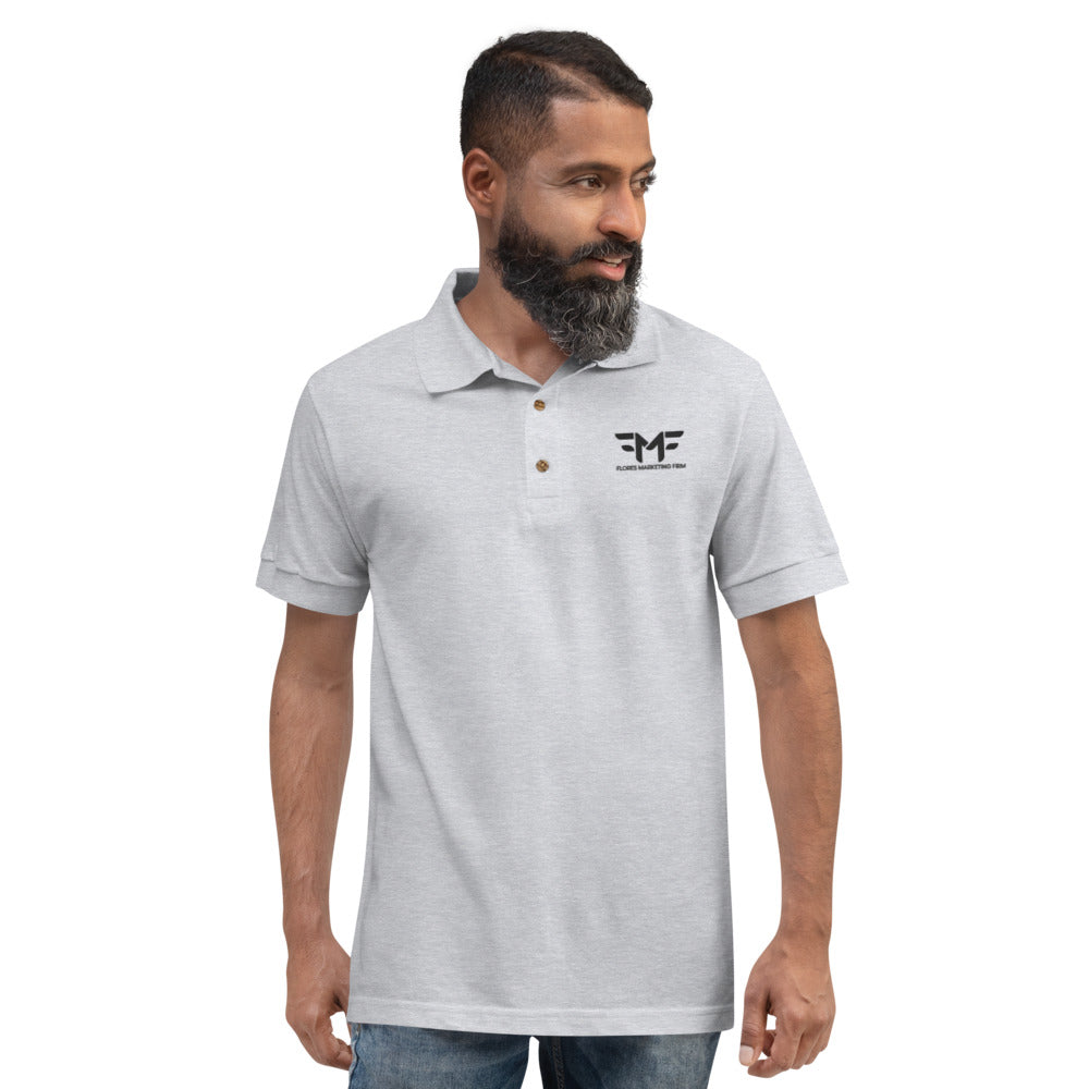 Flores Embroidered Polo Shirt