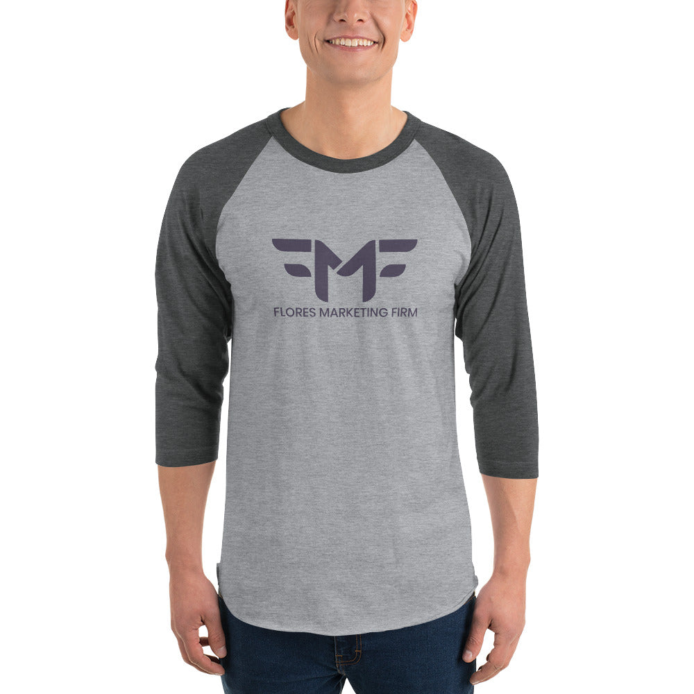 Flores 3/4 Sleeve Raglan Shirt