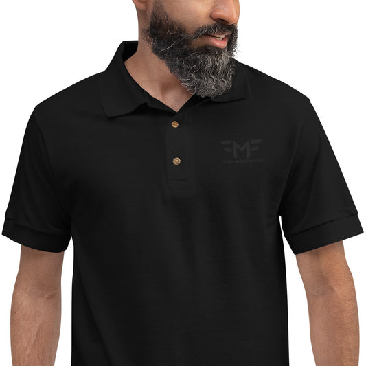 Flores Embroidered Polo Shirt