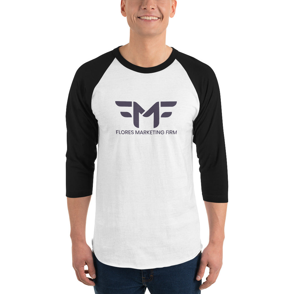 Flores 3/4 Sleeve Raglan Shirt