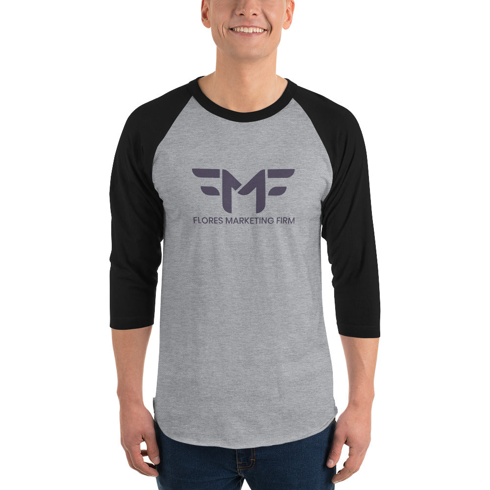 Flores 3/4 Sleeve Raglan Shirt