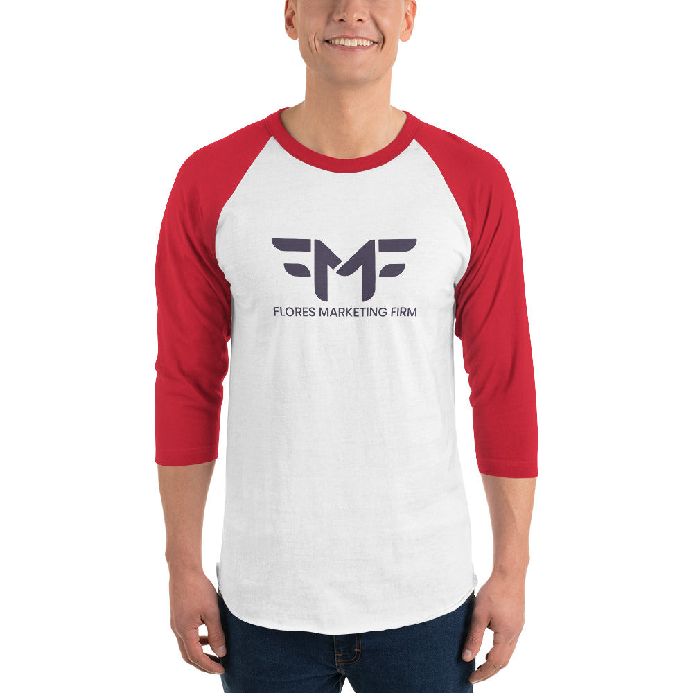 Flores 3/4 Sleeve Raglan Shirt