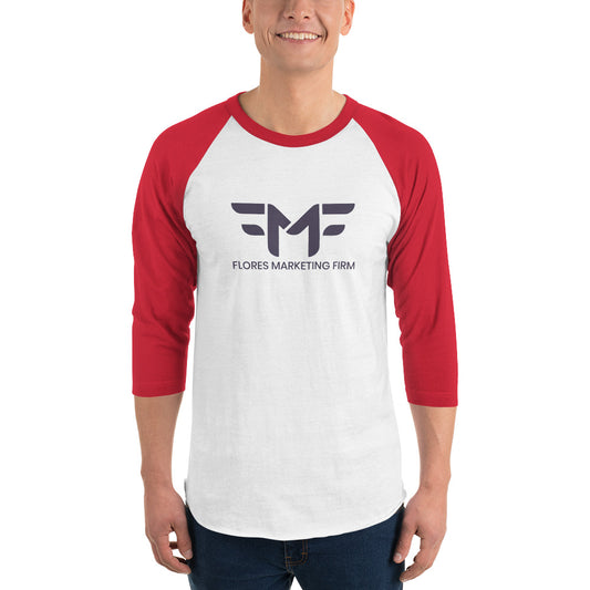 Flores 3/4 Sleeve Raglan Shirt