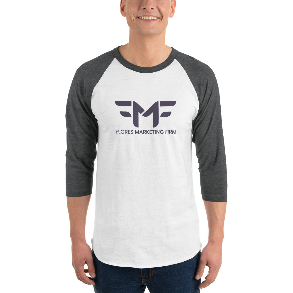 Flores 3/4 Sleeve Raglan Shirt