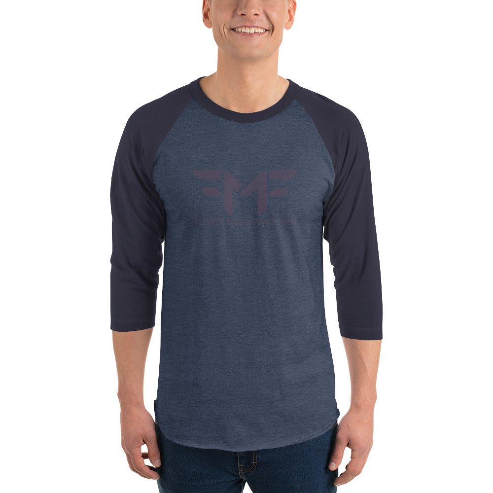 Flores 3/4 Sleeve Raglan Shirt