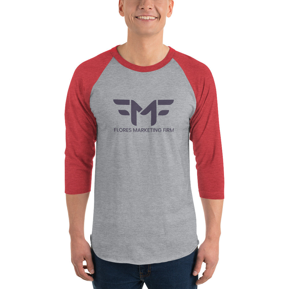 Flores 3/4 Sleeve Raglan Shirt